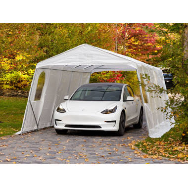 Temporary car outlet shelter